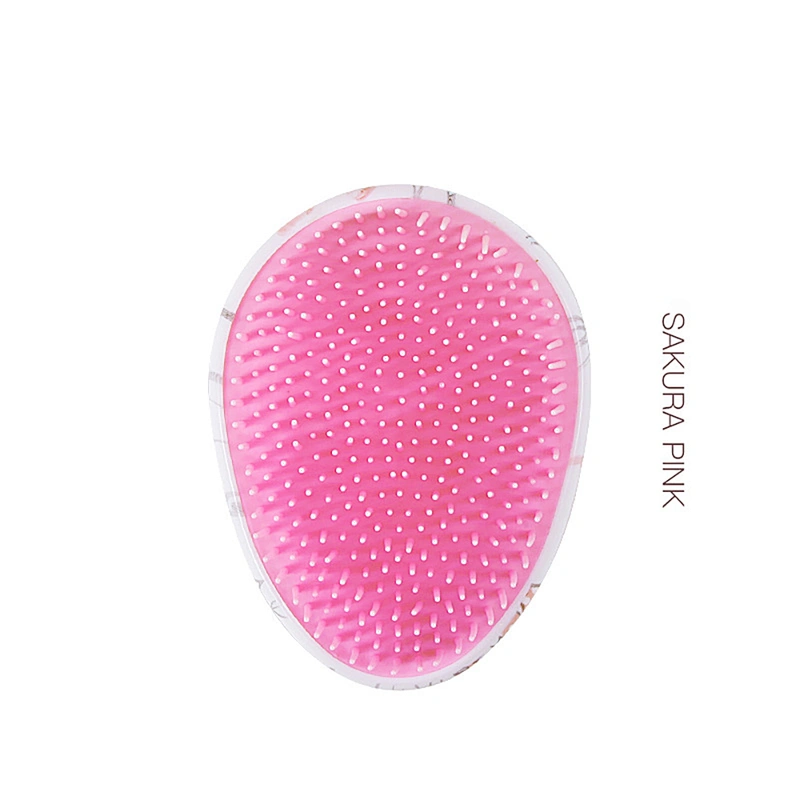 Wholesale Private Label OEM Custom Logo Colorful Scalp Massage Plastic Hair Beauty Care Hair Comb Hair Brush