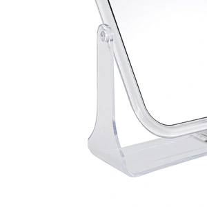 Wholesale Private Label Ps Lens Portable Double Side Square Table Custom Logo Makeup Mirror