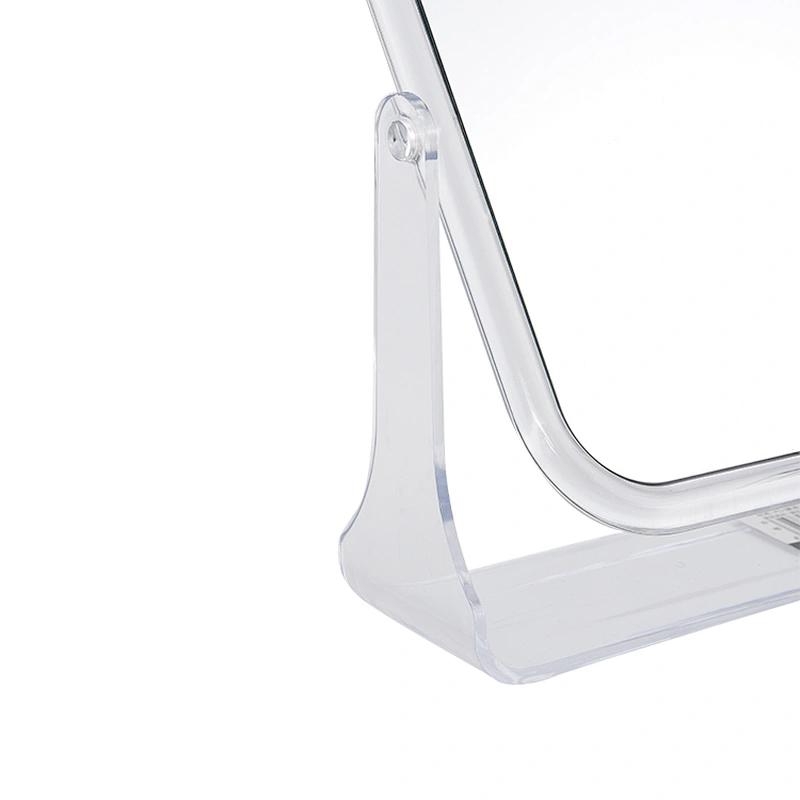 Wholesale Private Label Ps Lens Portable Double Side Square Table Custom Logo Makeup Mirror