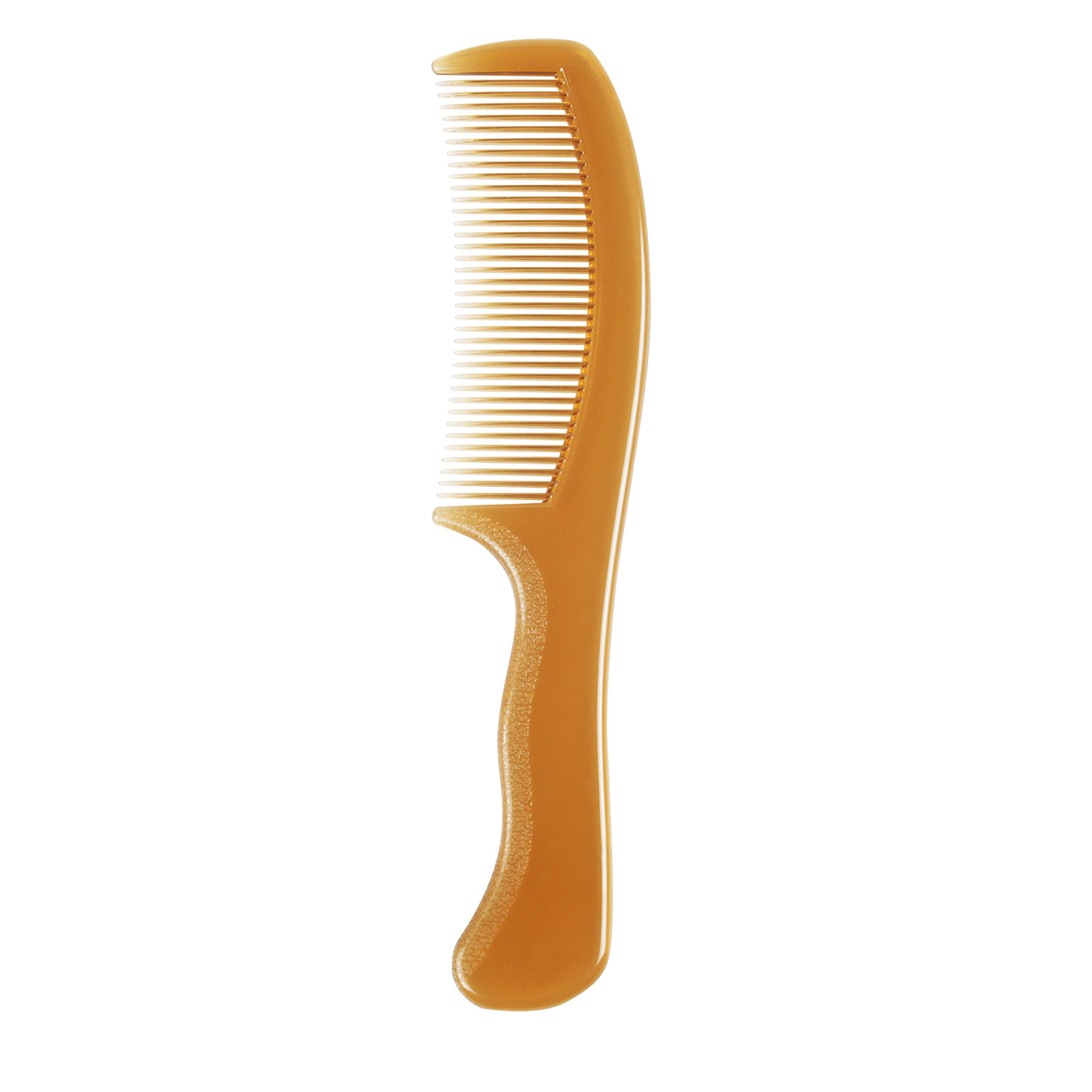Private Brand Anti Static High Heat Resistant Salon Plastic Straight Hair Comb With Handle For Teasing Hair