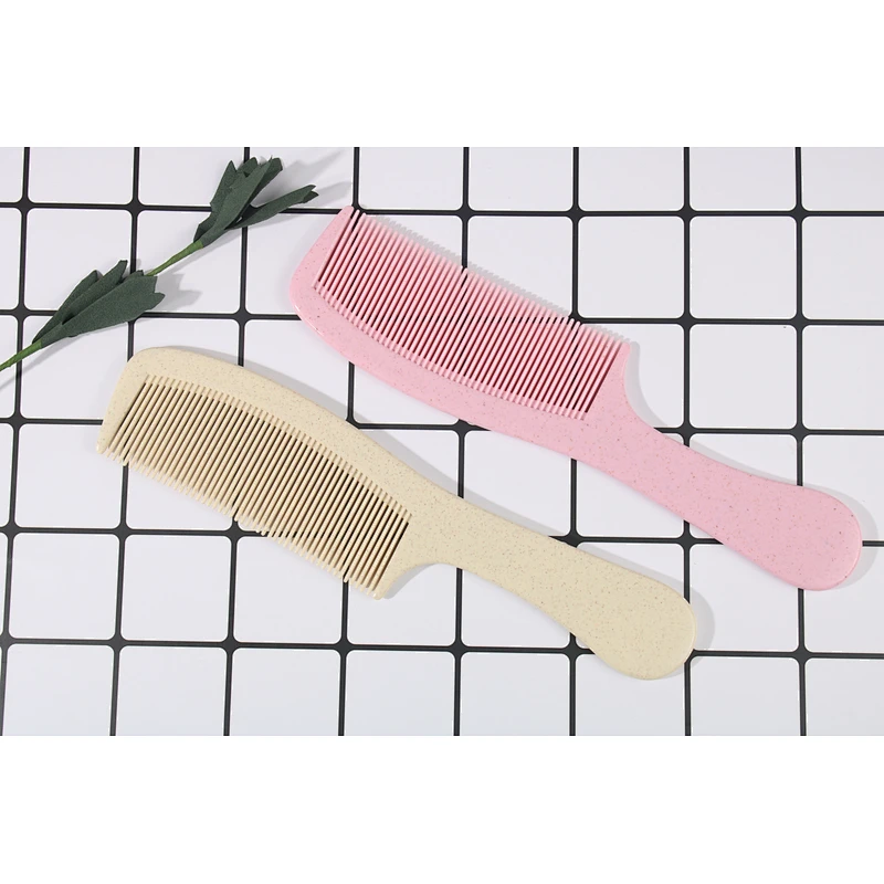 Salon Hair Cutting Comb Barber Premium Detangling Brush Vendor Private Label Curly Hair Detangler Plastic Hair Beauty Brush