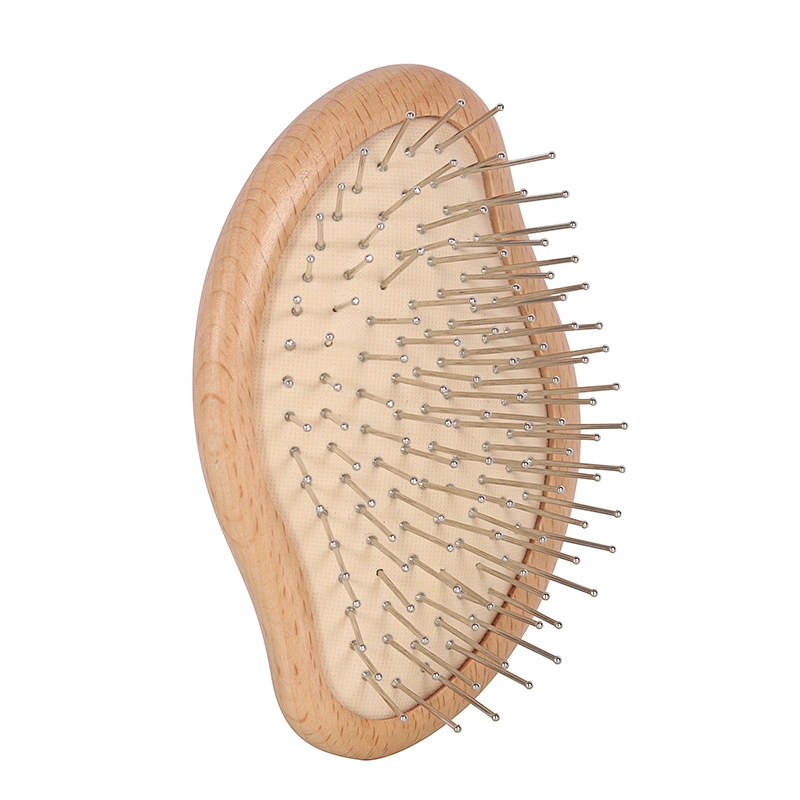 High Quality Hair Brushes Supplier Mini Size Anti Static Brush Wood Hair Brush For Travel Barber Hair Cutting
