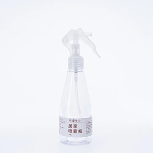 Refillable Clear PET Plastic Square Trigger Sprayer Bottle Empty White and Clear Alcohol Refillable Plastic Spray Bottle Plastic