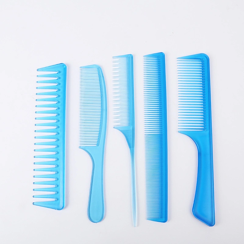 New Product Fashion Plastic Glitter Hair Combs Private Label Parting Comb Brush Paddle Hair Comb Care Hand Grip Brush