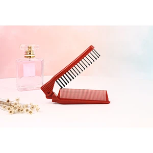 Wholesale Private Label Wood Handle Little Double Side Anti-Static Comb Hair Brush Detangling Massage Combs Durable Curling