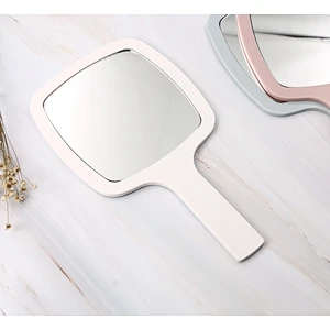 Small Plastic Vanity Standing Makeup Mirror OEM Concise Table Mirror Square Self Single Side Make-Up Table Make Up Mirror