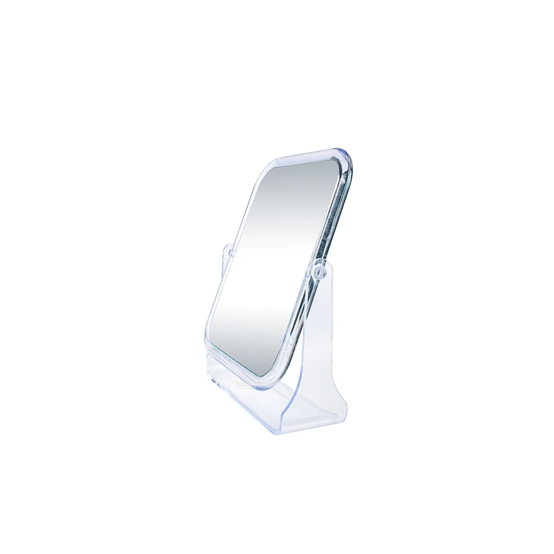 Wholesale Private Label Ps Lens Portable Double Side Square Table Custom Logo Makeup Mirror