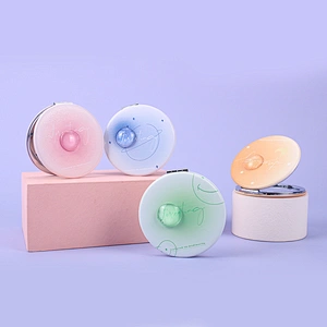 Wholesale Personalized Portable Round New Design Promotional Mini Four Colours Cute Pocket Makeup Mirror