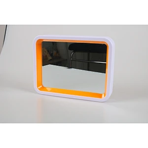Wholesale Plastic Multifunction Travel Double Sided Make Up Table Small Double-Sided Mini Vanity Portable Makeup Mirror