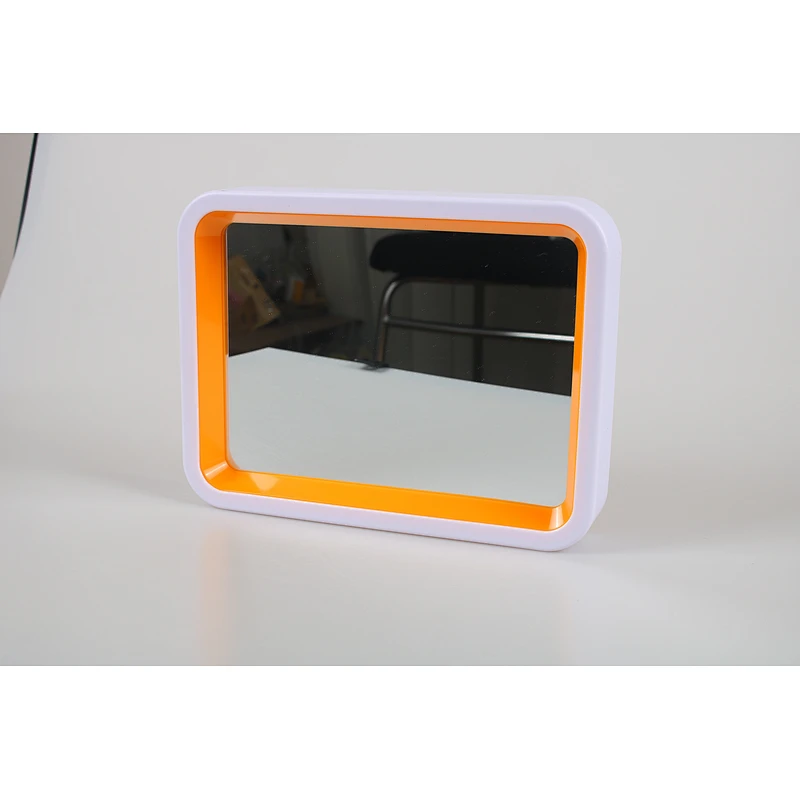 Wholesale Plastic Multifunction Travel Double Sided Make Up Table Small Double-Sided Mini Vanity Portable Makeup Mirror