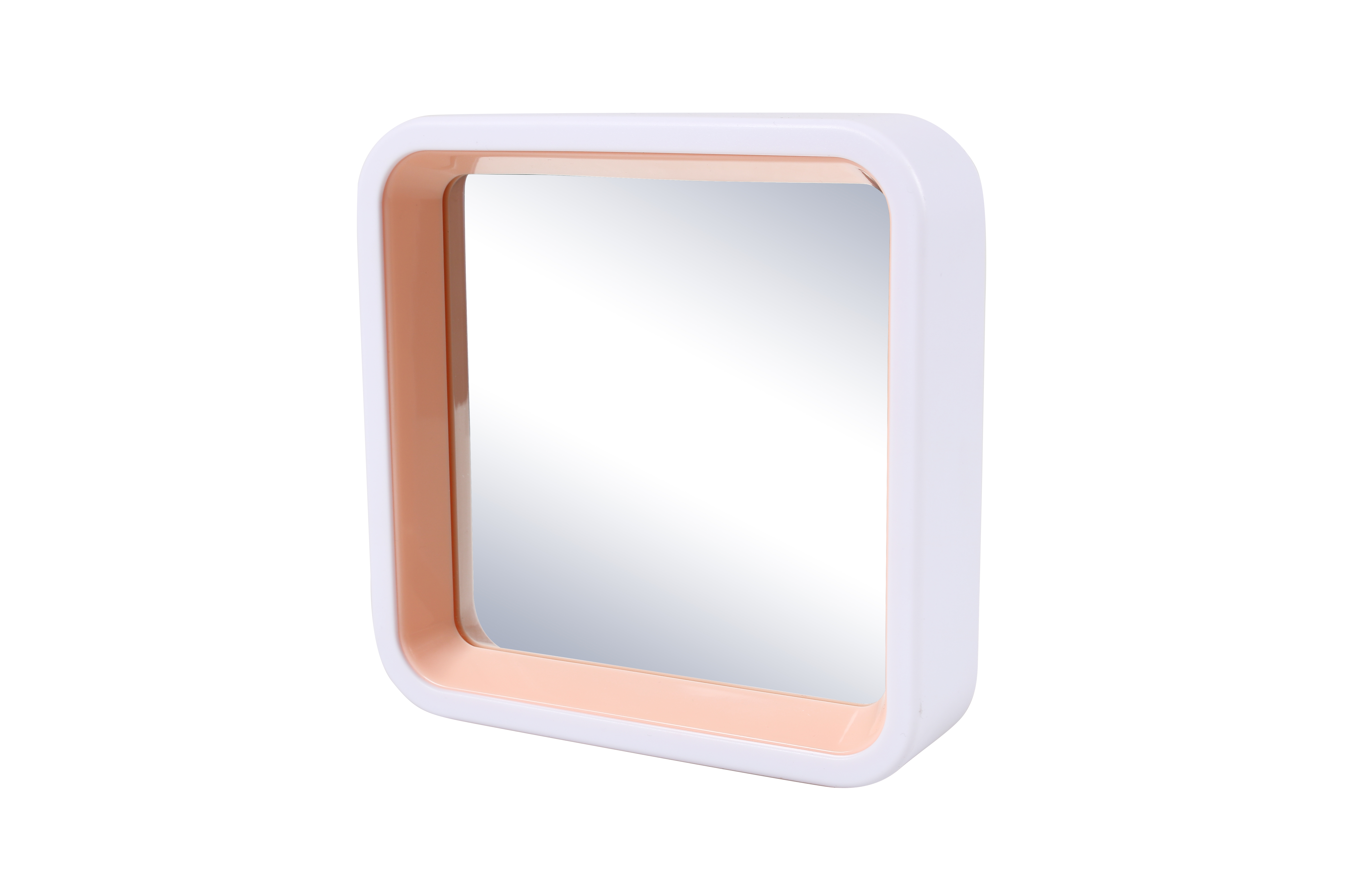 Wholesale Private Label Double Sided Plastic Travel Make Up Table Small Double-Sided Mini Vanity Portable Makeup Mirror
