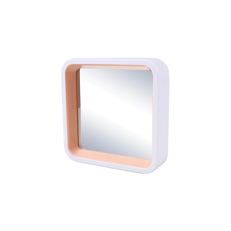 Wholesale Private Label Double Sided Plastic Travel Make Up Table Small Double-Sided Mini Vanity Portable Makeup Mirror