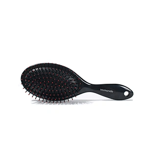 Private Label New Design Wholesale Ball-Tipped Black Cushion Detangling Wholesale Hair Brush Comb For Barber Hair Cutting