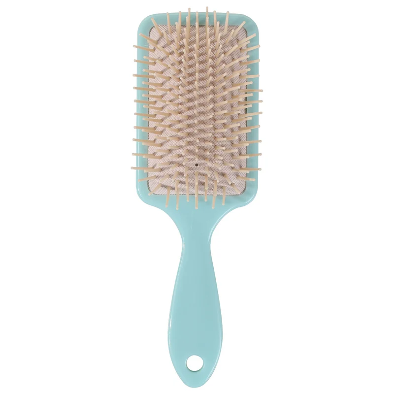 Non-deformation Soft Nylon Bristle Plastic Comb Massage Styling Hair Paddle Brush For Thick Hair Barber Cutting