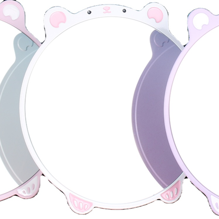 Customizable Private Label Hot Selling Bathroom Round Decorative Round Middle Size Cow Iron Round Mirror