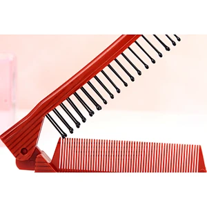 Wholesale Private Label Wood Handle Little Double Side Anti-Static Comb Hair Brush Detangling Massage Combs Durable Curling