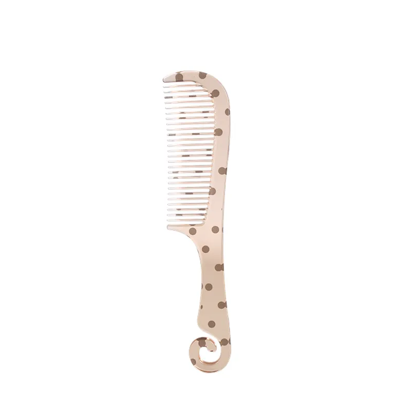 High Quality Factory OEM Durable Pc Hair Comb With Hook Bathroom Private Logo Fashion Hair Plastic Comb