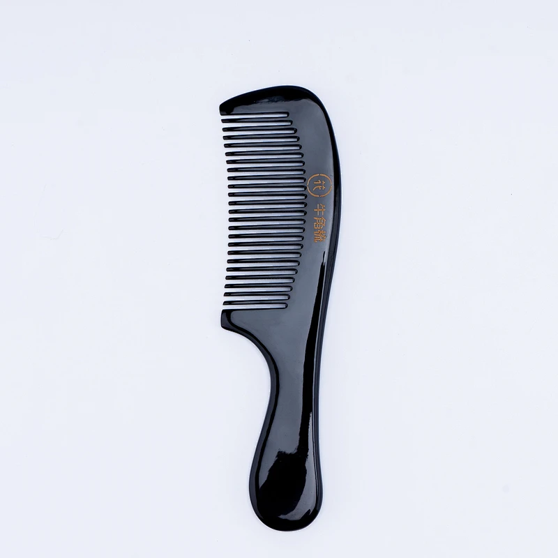 Private Brand Handmade Environmental Protection Wholesale Hot Selling Heat Resistant Salon Premium Quality Horn Comb