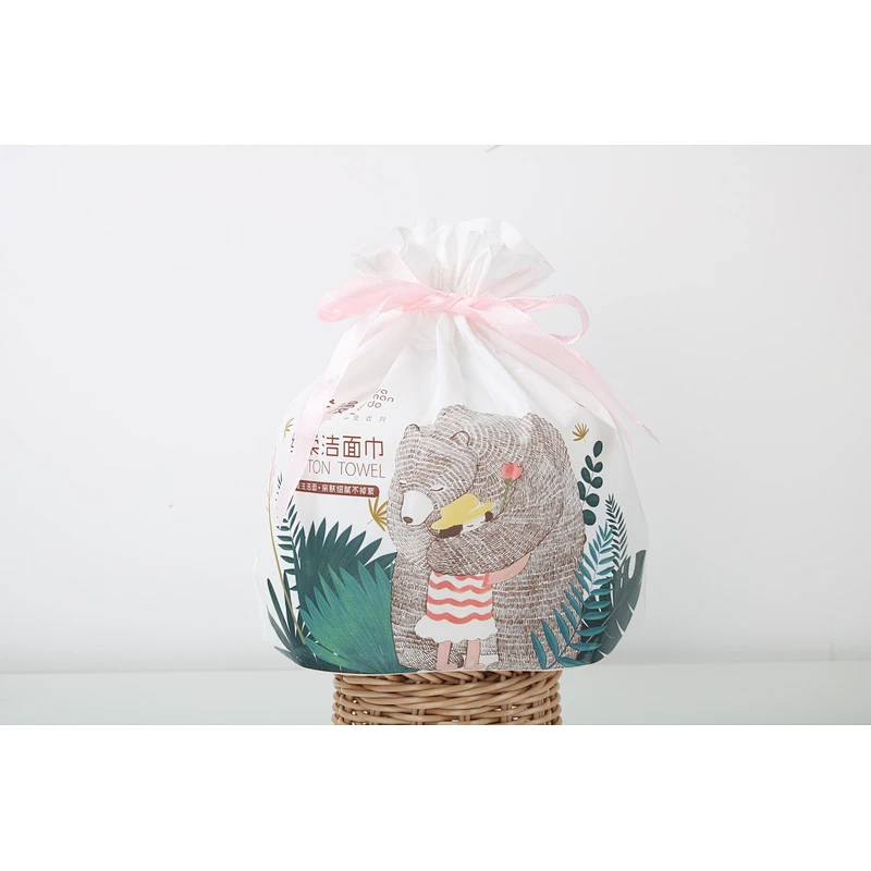 Wholesale Private Label Non woven roll type face washing paper disposable washcloth makeup remover cotton soft towel