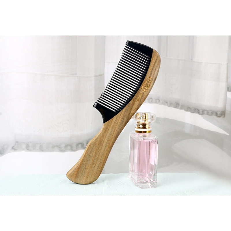 Detangling Massage wood Hair Comb Brush Eco-friendly Bamboo Handle Hair Brush Bamboo Hair Brush Set With Customized Logo