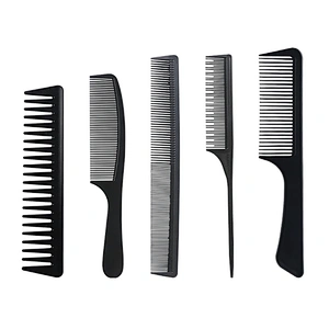 New Product Fashion Plastic Glitter Hair Combs Private Label Parting Comb Brush Paddle Hair Comb Care Hand Grip Brush