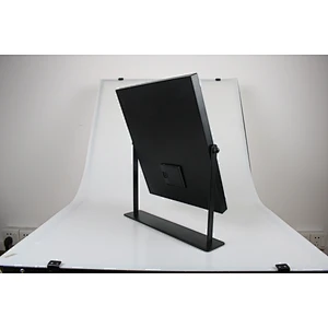 Wholesale Private Label Portable Square Desktop Single Sided Cosmetic Led Light Vanity Makeup Mirror With Natural Led