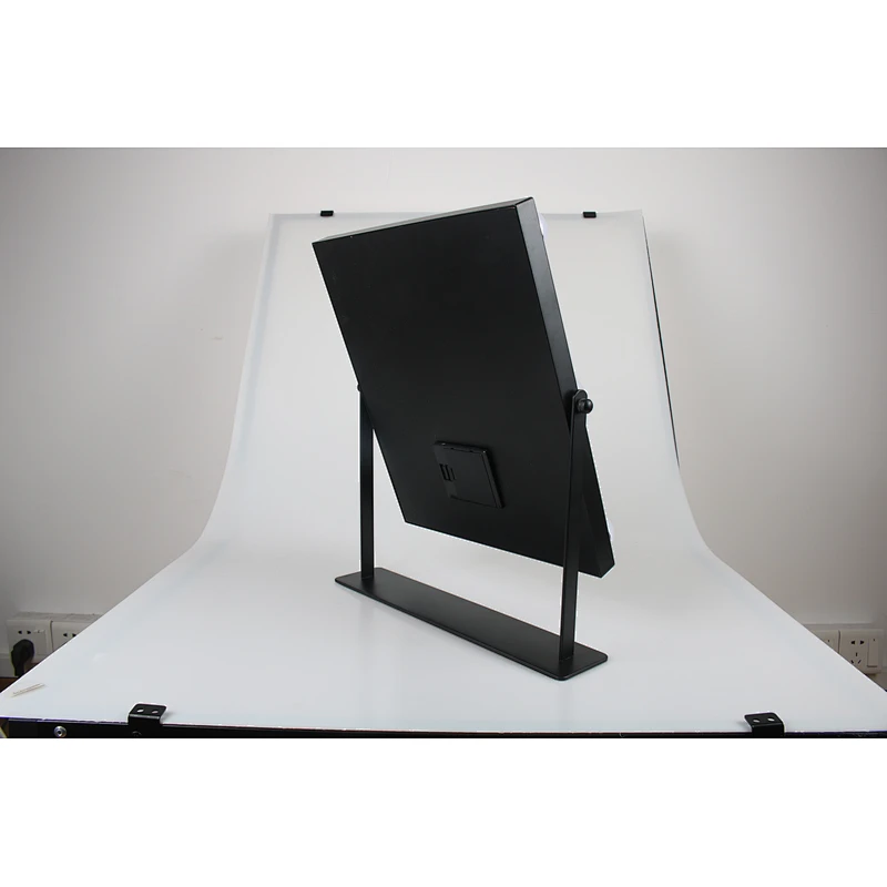 Wholesale Private Label Portable Square Desktop Single Sided Cosmetic Led Light Vanity Makeup Mirror With Natural Led