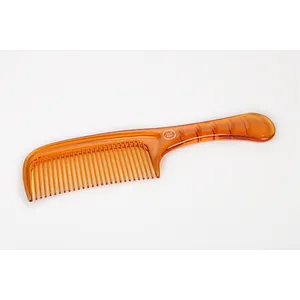 Wholesale Private Label Plastic Long Handle Fashionable Durable Professional Hair Brush Anti-Static Curly Straight Hair Comb