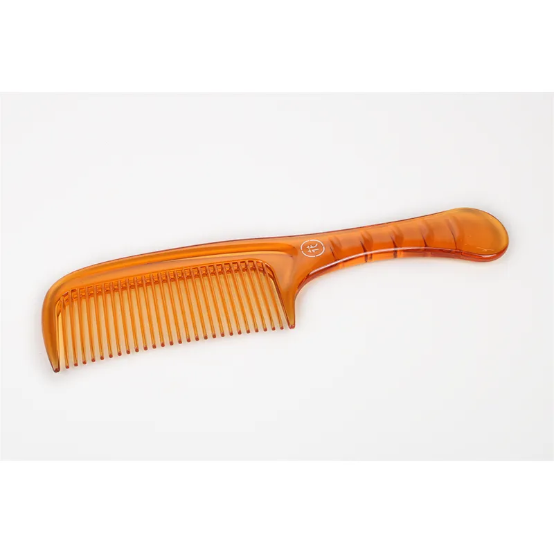 Wholesale Private Label Plastic Long Handle Fashionable Durable Professional Hair Brush Anti-Static Curly Straight Hair Comb