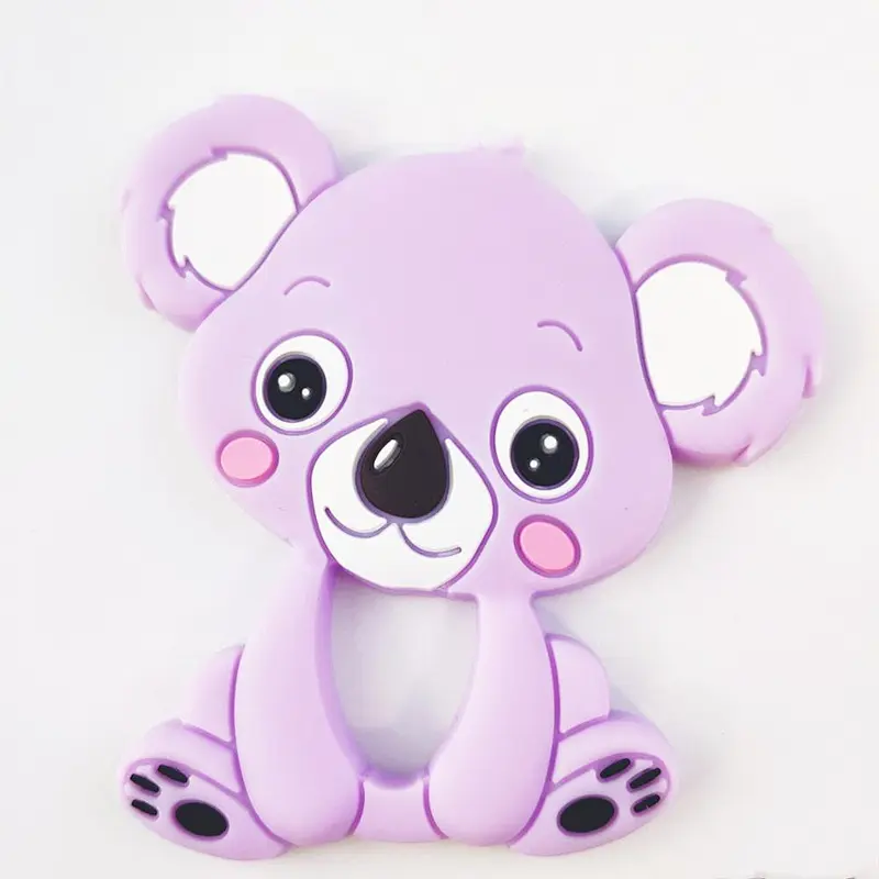 Non-Toxic BPA Free stocked gift  food grade koala silicone baby  soft teether   safe  silicone teether toys
