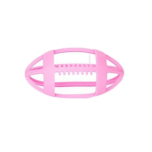 Washable funny baby training teether silicone Football Rugby teether