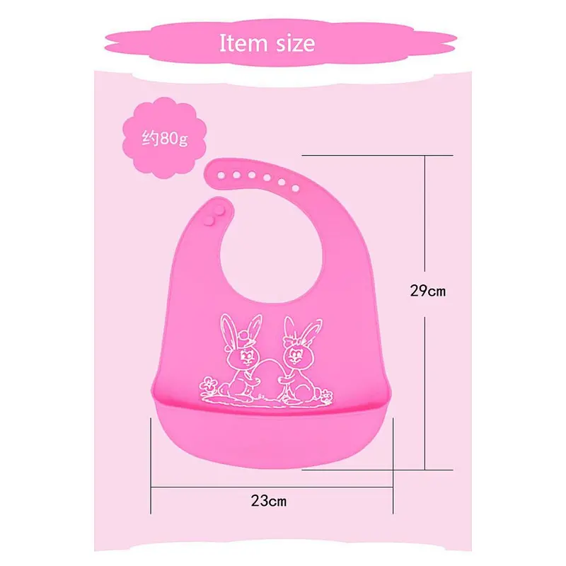 new baby bibs  pack Adjustable blank  cartoon printed    logo  cute bib with Food Catcher waterproof
