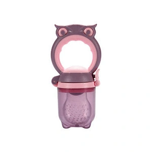Owl shape food grade safety silicone teether with pacifier