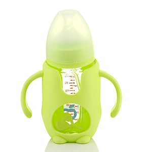 China factory custom new arrival  innovative   plastic silicone baby feeding water  bottle  logo