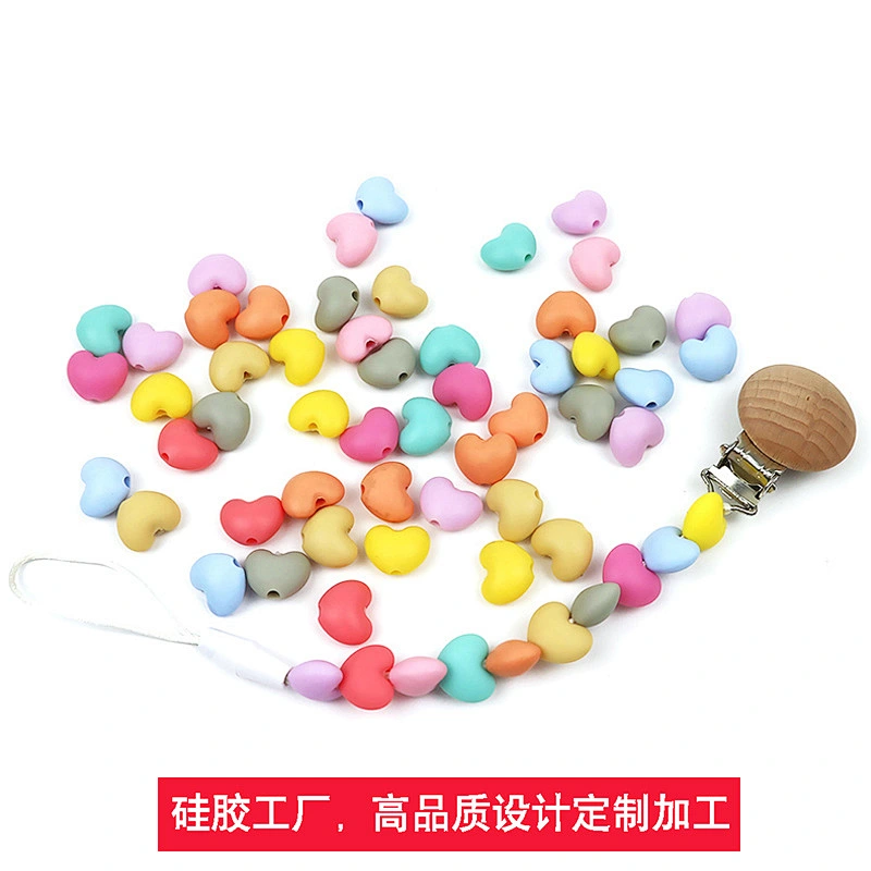 BPA FREE food grade silicone  teething beads baby toy baby teether silicone beads  wholesale