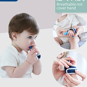 newest design colorful   food grade  silicone baby finger glove teether