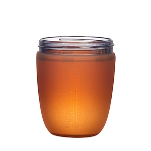 2019 new arrival hot water bottle  vacuum jar silicone baby bottle