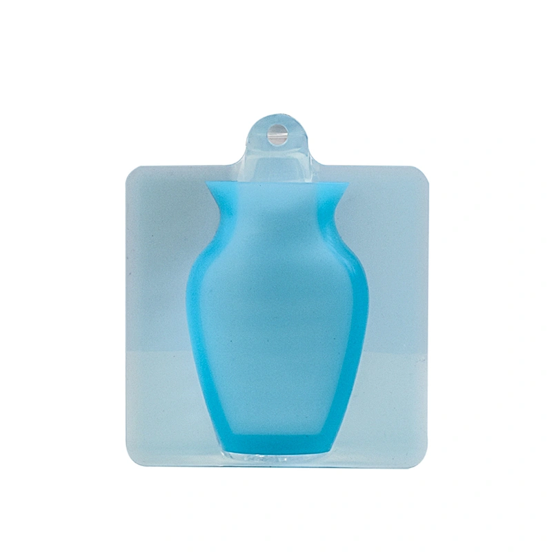 Environmentally friendly delicate durable space-saving silicone vase without breaking for indoor decoration