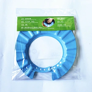 Factory  Custom waterproof EVA   Baby Shampoo Shower Bathing Protection Bath Soft Cap Soft Adjustable Visor Hat  kid reusable