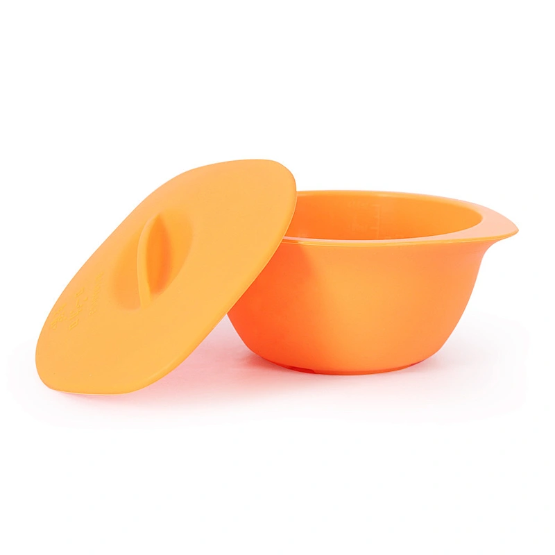 custom mini  silicone bowl cover  baby  feeding food storage  bowl  for kids