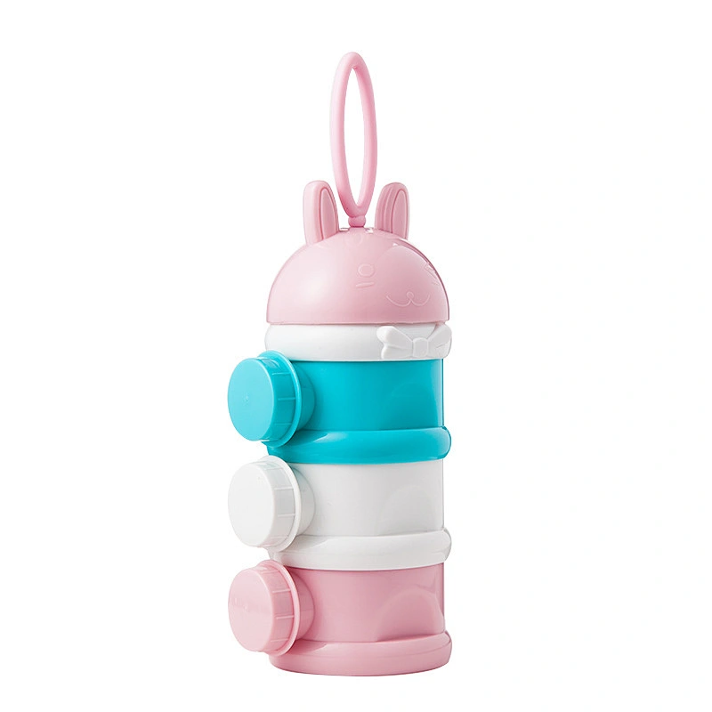 3 Layers Baby Kid Feeding r Container Storage  Formula Feeding Safe Milk Powder Box Dispenser PP For Baby Kids