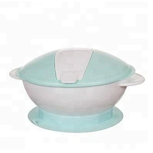 Food grade silicone baby suction cup bowl with spoon