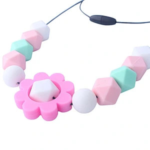 BPA FREE food grade silicone  teething beads baby toy baby teether silicone beads  wholesale