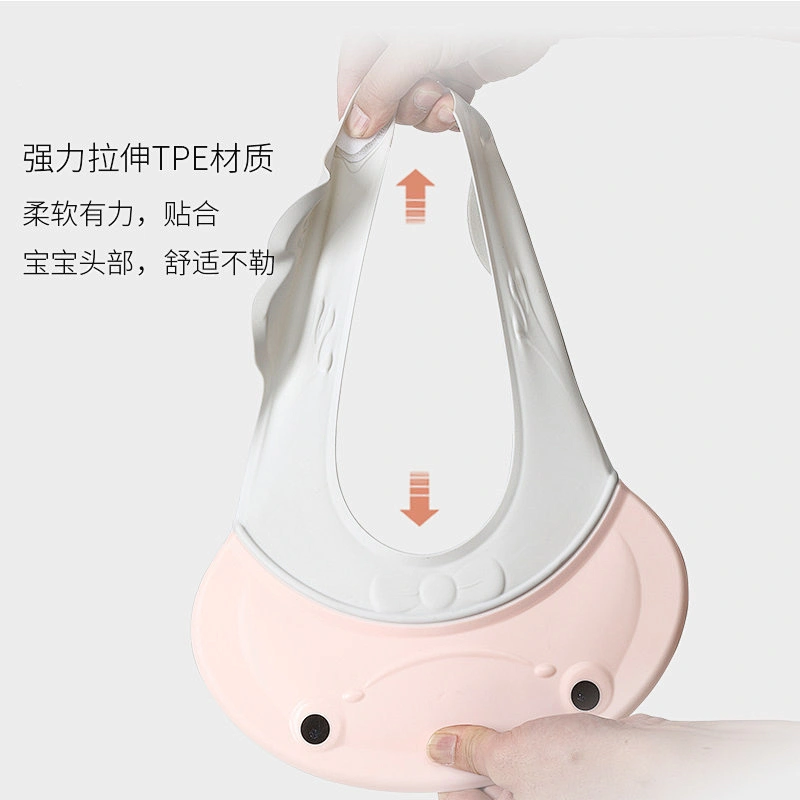custom adjustable  frog shower cap  waterproof hair wash end cap silicone  pp