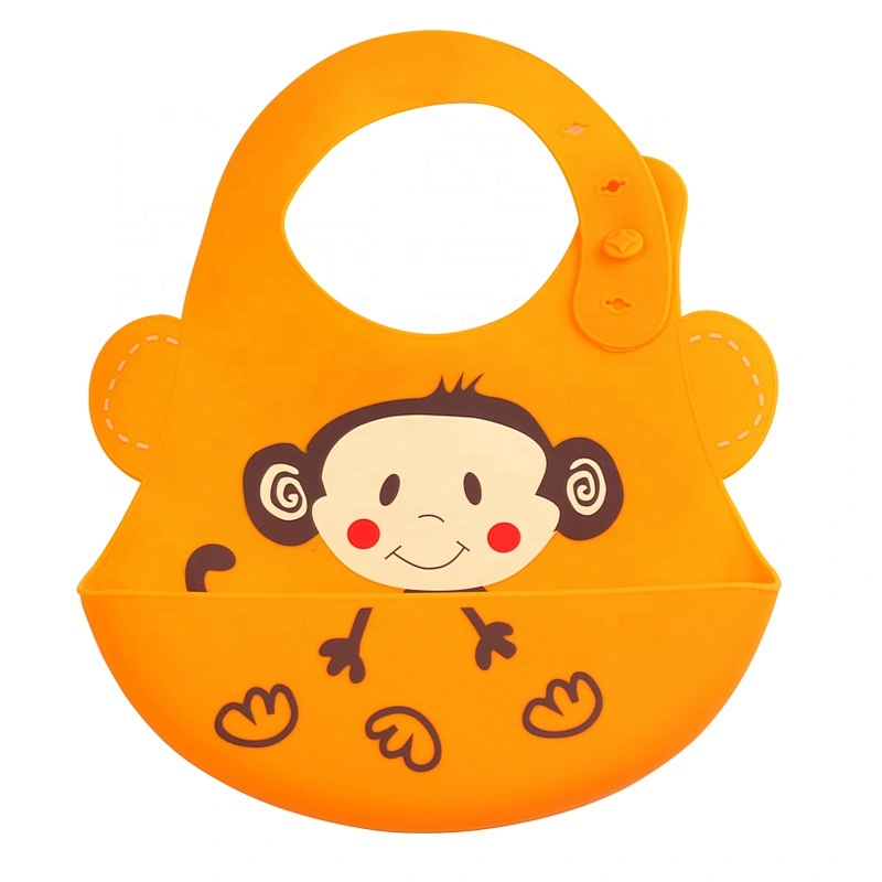 Waterproof Silicone Easily Wipes Clean Comfortable Soft Baby Bibs Keep Stains Off  Cute Silicone Bibs for Babies & Toddlers