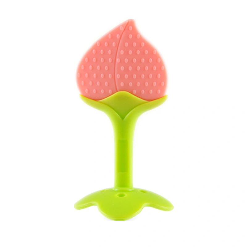 Bpa Free Bulk Silicone fruit Shaped Teethers Silicone Pacifier Teether For Baby