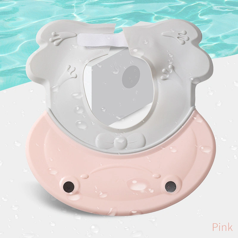 custom adjustable  frog shower cap  waterproof hair wash end cap silicone  pp
