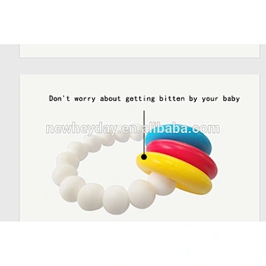 Non-toxic waterproof silicone baby toy baby silicone beads teething
