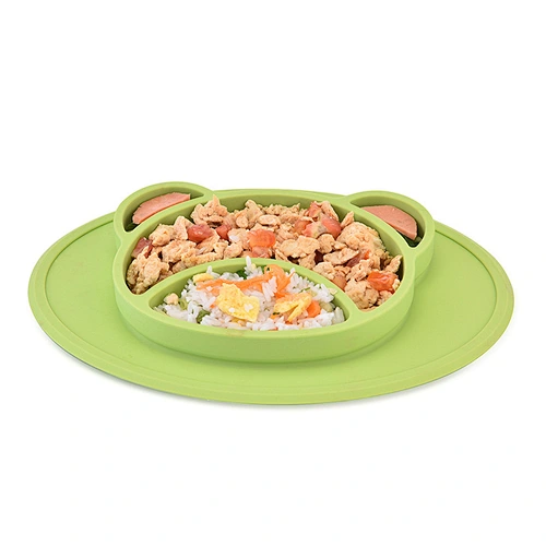 custom feeding  baby silicone   Cartoon animal shaped bowl  suction   Tableware for  Toddlers