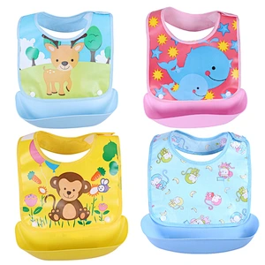 custom   Baby bib waterproof rice bowl baby bib eco friendly neoprene crab bibs silicone soft super soft saliva towel clothes